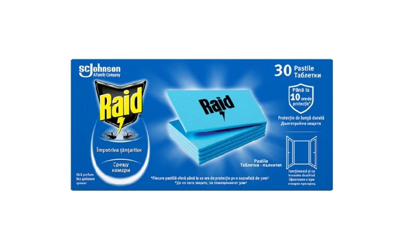 RAID ANTITANTARI PASTILE 30BUC 